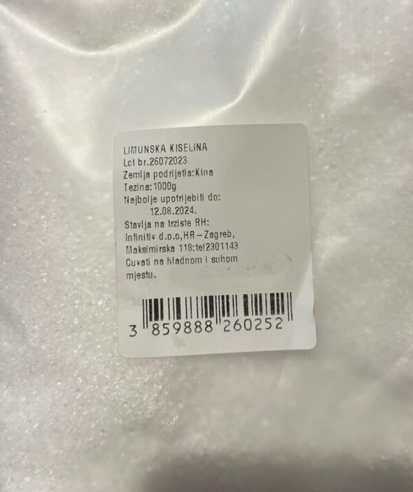 LIMUNSKA KISELINA 1 KG